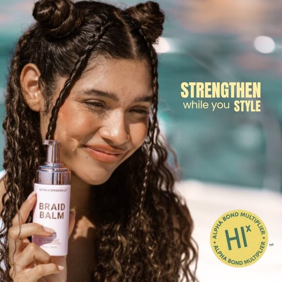 Beachwaver Braid Balm Pre-Braid Prep - Full Size 4 Fl Oz | Frizz-Taming Primer F - Picture 2 of 12